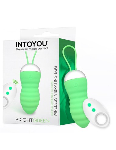 Brightgreen Huevo Vibrador Control Remoto USB Silicona