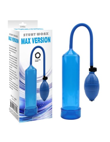 Bomba de Succion para el Pene MAX Version Azul