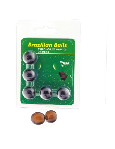 Set 5 Brazilian Balls Explosion Aroma Chocolate