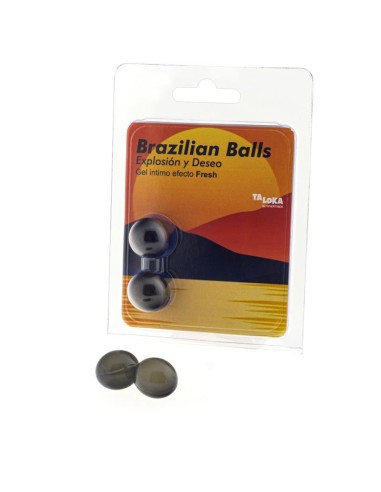 Set 2 Brazilian Balls Gel Excitante Efecto Fresh