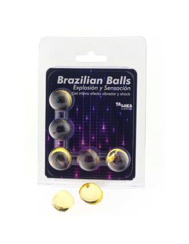 Set 5 Brazilian Balls Excitante Efecto Vibrador y Shock