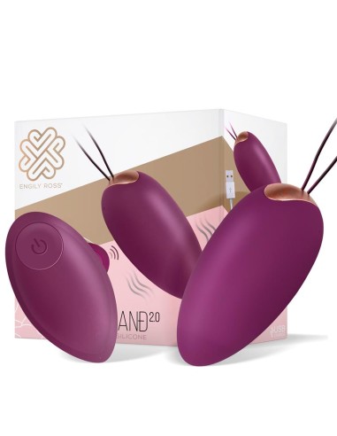 Garland 20 Huevo Vibrador Control Remoto USB Silicona Liquida Inyectada