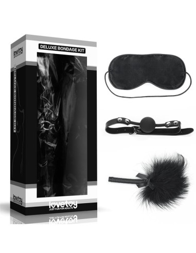 Kit Bondage Deluxe Negro|A Placer