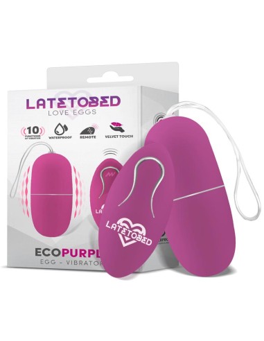 Ecopurple Huevo Vibrador con Control Remoto