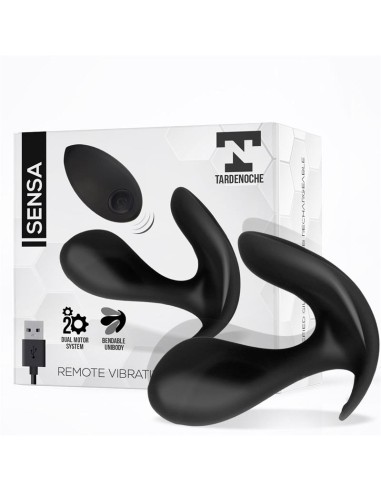 Sensa Estimulador Control Remoto USB SIlicona Liquida Negro