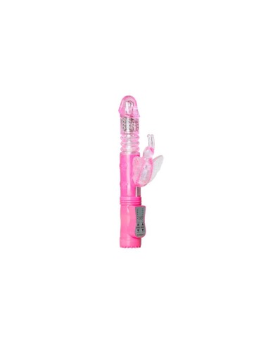 Vibrador de Conejito Mariposa Rosa