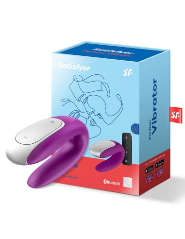 Double Fun Vibrador para Parejas con APP y Control Remoto Violeta