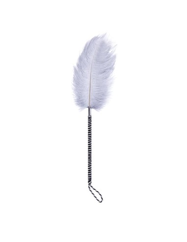 Plumas Estimuladoras 46 cm Blanco Negro