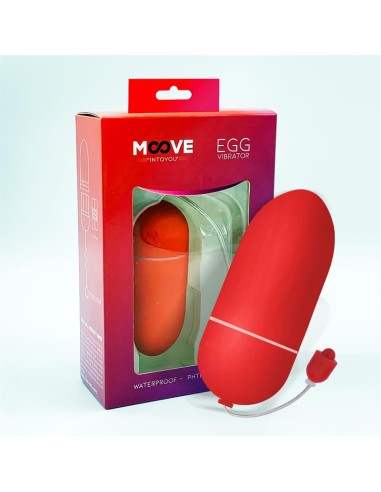 Huevo Vibrador 10 Funciones Rojo