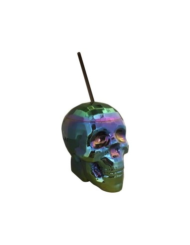 Taza Skull Cup Oil Slick