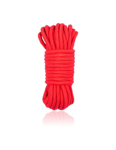 Cuerda de Bondage de Algodon 10 Metros Rojo