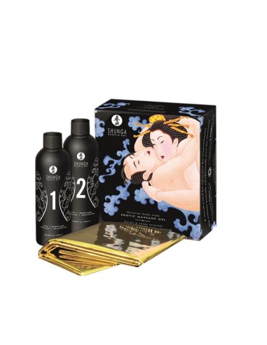 Shunga Kit de Gel de Masaje Aroma a Futas Exoticas