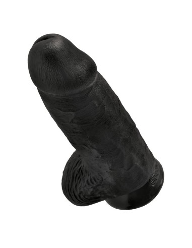 Dildo con Testiculos 9 Chubby Negro