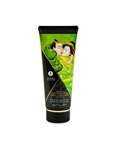 Shunga Crema de Masaje Aroma Te Verde