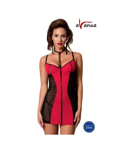 COLINE Chemise Rojo Negro