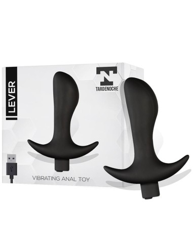 Lever Plug Anal con Vibracion USB Silicona