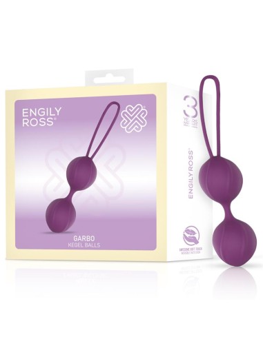 Garbo Bola Doble Kegel Silicona Purpura