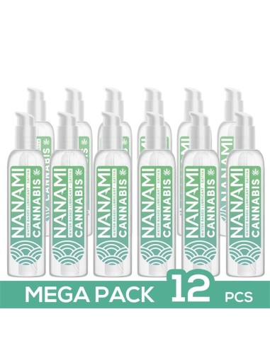 Pack de 12 Lubricante Base Agua Cannabis 150 ml