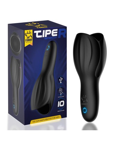 Tiper Copa Masturbadora para el Pene Silicona USB