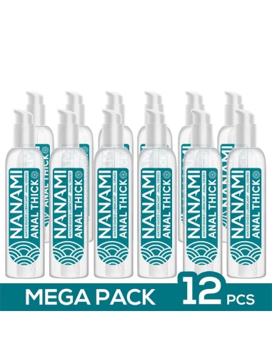 Pack de 12 Lubricante Anal Base Agua Alta Densidad 150 ml