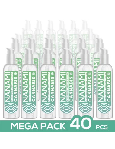 Pack de 40 Lubricante Base Agua Cannabis 150 ml