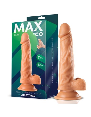 Zane Dildo Realista con Testículos Natural 7,6 - 19.5 cm|A Placer