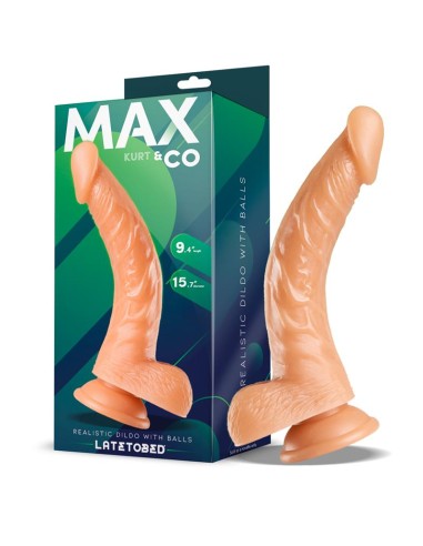 Kurt Dildo Realista con Testiculos Natural 94 24 cm