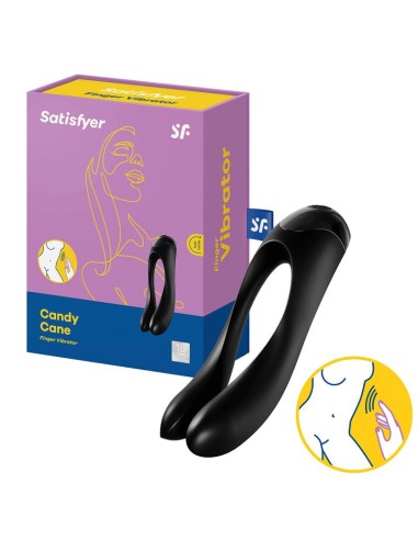 Vibrador Candy Cane Negro