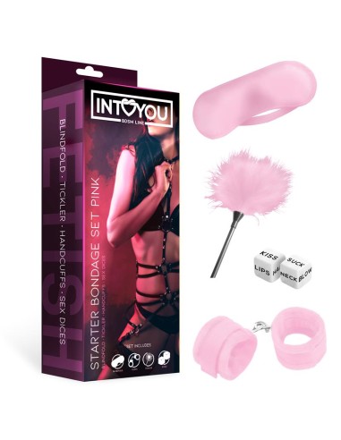 Kit de Bondage para Principiantes Starters 4 Piezas Rosa