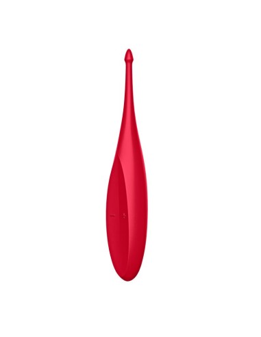 Twirling Fun Varita Vibradora Silicona USB Rojo