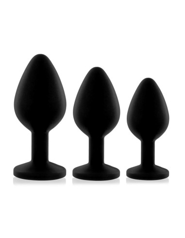 Rs Soiree Set de 3 Plug Anales Negros