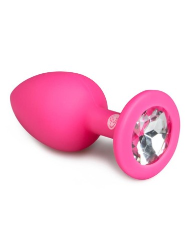 Plug Anal con Diamante Pequeno Rosa