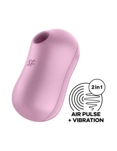 Cotton Candy Succionador de Clítoris y Vibrador Lila|A Placer