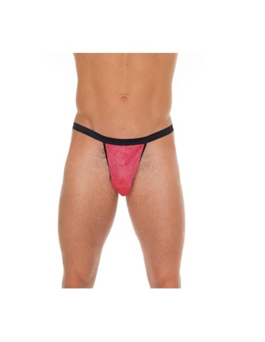 Tanga Rojo y Negro Talla unica