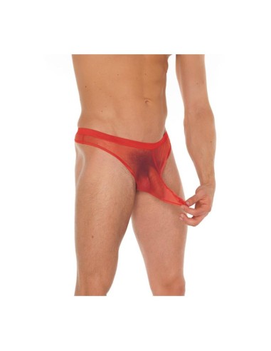 Tanga Rejilla Rojo Talla unica