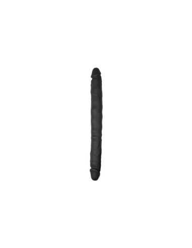 Dildo Doble Flexible Negro 40 cm