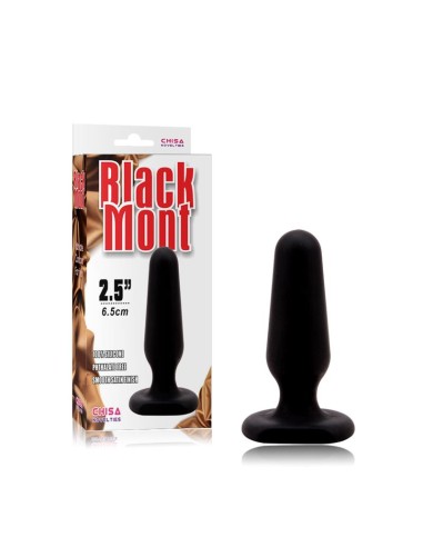 Plug Anal Silicona 7.5 x 2.5 cm Negro|A Placer