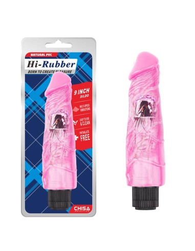 Vibrador Hi Rubber 9 Rosa