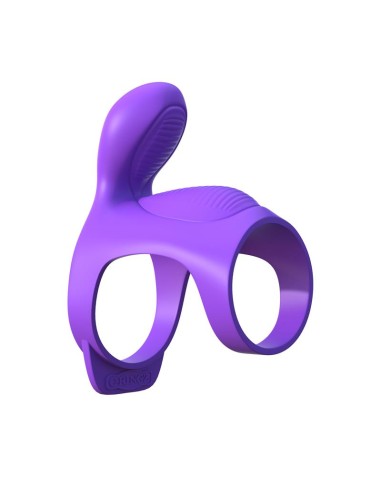 Fantasy C Ringz Anillo Vibrador para Parejas Ultimate Cage Purpura