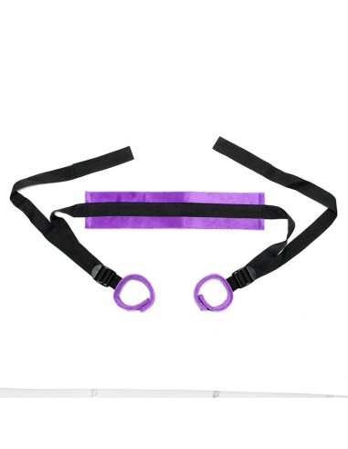 Rimba Bondage Play Set de Ataduras Ajustables Color Purpura