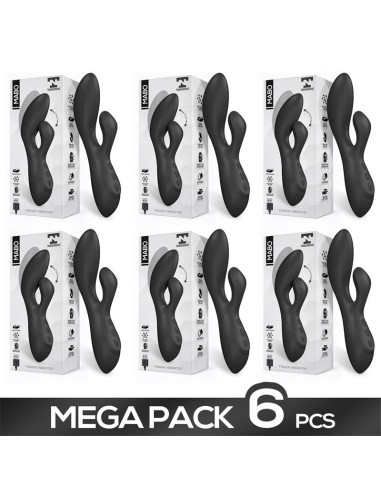 Pack de 6 Mabo Vibrador Punto G con Movimiento Finger Silicona Unibody