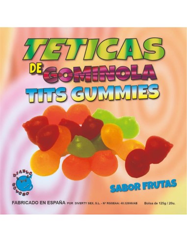 Caja de Gominolas de Pecho Sabor Frutas