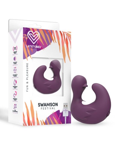 Swamson Dedal Patito Estimulador USB Silicona Violet