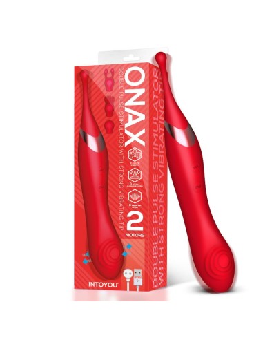 Onax Estimulador Doble Vibrador de Punto y Doble Pulsacion USB