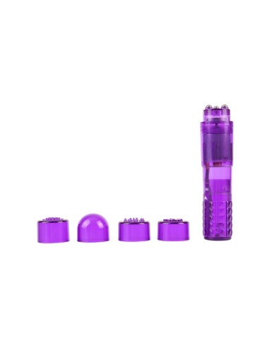 Mini Masajeador 3 Cabezales Purpura|A Placer
