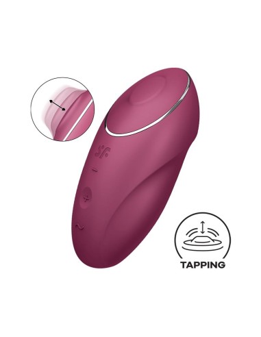 Tap and Climax 1 Vibrador y Tapping Rojo|A Placer
