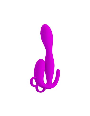 Pretty Love Plug Anal Flowery Color Púrpura|A Placer
