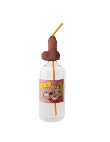 Biberón Personal Pene Mulato 500 ml|A Placer