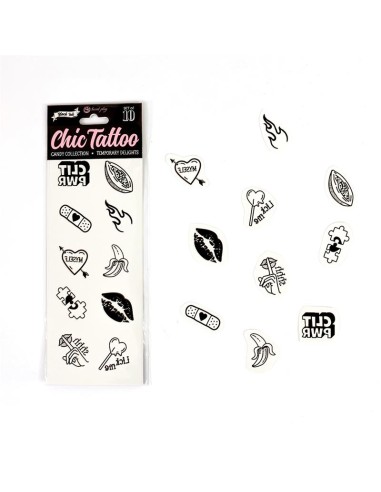 Set de 10 Tattoos Temporales Candy Collection|A Placer