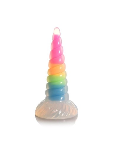 Dildo Luminiscente Rainbow Brilla en la Oscuridad|A Placer